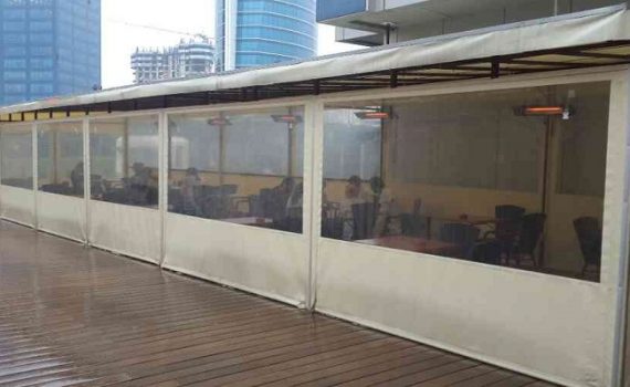 Fermuarlı Şeffaf Branda