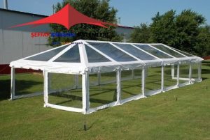 şeffaf kış bahçesi