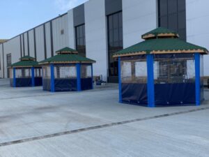 Şeffaf Çadır Sigara içme Alanı